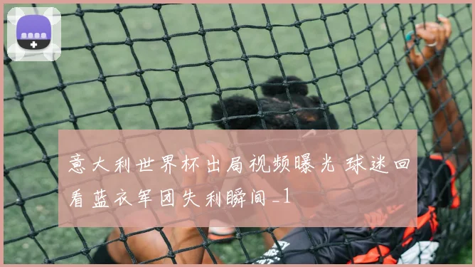 意大利世界杯出局视频曝光 球迷回看蓝衣军团失利瞬间_1
