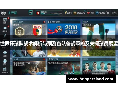 世界杯球队战术解析与预测各队备战策略及关键球员展望
